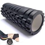 Foam Roller for Deep Tissue Muscle Massage Trigger Point Grid Sports Massager Lightweight Hollow Core Muscle Foam Roller for Deep Relaxation Therapy/Muscle Roller for Fitness Yoga Pilates 33x14x14CM