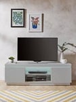 Very Home Kara Tv Unit With Led Strip Light - Fits Up To 55 Inch Tv - Grey