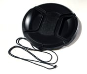 72MM CENTRE PINCH AND GRIP LENS CAP COVER FITS CANON SONY NIKON OLYMPUS FUJI