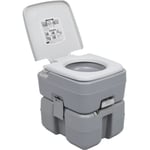 Toilette de camping Toilette Portable WC Chimique Gris 20+10 L 16013