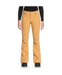 Roxy Womens Creek PT Ski Snowboarding Softshell Trousers - Yellow - Size Medium