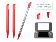 3 x Red Stylus 1 Extendable for New Nintendo 2DS XL/LL Plastic Replacement Pen
