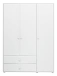 FLEXA Roomie Garderobeskap m. 3 dører - Hvit