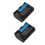 Kit 2pcs Camera Battery 2750mAh 7.2V For LP E6 E6N R5 R6 90D 60D 70D 80D 5D II 5