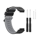 Klokke armbånd Sort Garmin Forerunner 220/230/235/630/620/735XT, Approach S20/S5/S6