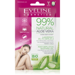 EVELINE 99%NATURAL ALOE VERA  After Depilation Soothing Gel Face Body Skin 2x5ML