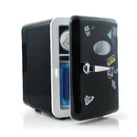 Canal Toys - Mini Frigo Gamer Chargeur USB, capacité 4L - Noir - INF 038