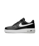 Nike Unisex Air Force 1 '07 AN20 Trainers Black/White Leather - Size UK 8 Black