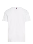 Boys Basic Cn Knit S/S Tops T-shirts Short-sleeved White Tommy Hilfiger