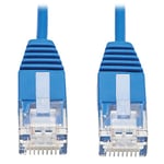 Tripp Lite N200-UR05-BL Câble Ethernet Ultra-Fin Cat. 6 UTP RJ45 mâle/mâle Bleu 1,52 m