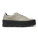 Puma x Fenty Pointy Creeper Lace-Up Beige Smooth Leather Womens Shoes 366270 02