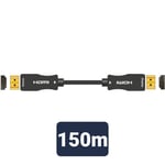 AV:Link Ultra High Speed 4K UHD Active Fibre Optic HDMI 2.0 Leads 150m