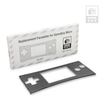 Faceplate Nintendo Gameboy Micro Silver