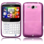 Bakskal HTC ChaCha Pure Purple + Displayskydd