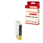 NOPAN-INK - x1 Cartouche compatible pour EPSON T1281 XL T1281XL Noir (Renard) pour Epson Stylus Office BX 305 F BX 305 FW Stylus SX 125 130 230 235 W