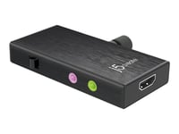 j5create JVA02 Live Capture UVC HDMI to USB Video Capture - Videofångstadapter - USB 3.1 Gen 1