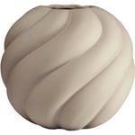 Twist Ball Vase 20 cm, Sand