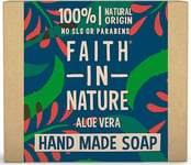 Faith In Nature Natural Aloe Vera Hand Soap Bar, Rejuvenating, Vegan & Cruelty F