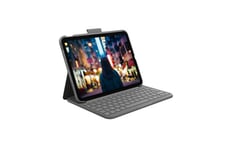 Logitech Accessoires Tablette Etui clavier Slim Folio pour iPad (10e generation)