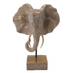 Interiörhuset Elefant Statyett Guld
