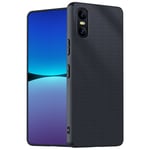 SKALO Sony Xperia 10 VI Carbon Fiber TPU-skal - Svart Svart