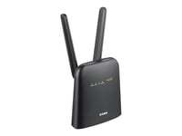 D-Link N300 wireless router Ethernet Single-band (2.4 GHz) 4G Black