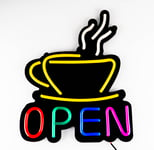 ProXL Neon Neonskilt "Coffee Open"