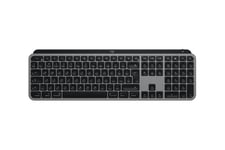 Logitech Master Series MX Keys S for Mac - tangentbord full size - QWERTZ - tysk - rymdgrå Inmatningsenhet