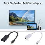 Mini Dp Display Port Thunderbolt To Hdmi Adapter Cable For Macbo White