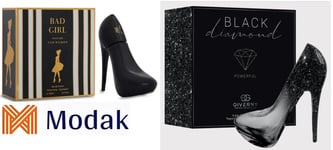 Modak 2 Pack women Perfume Black Diamond  Giverny , Bad Girl  EDP 100ml
