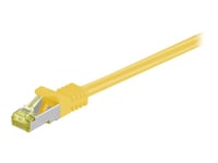 Goobay - Patch-Kabel - Rj-45 (Hane) Till Rj-45 (Hane) - 50 Cm - Sftp, Pimf - Cat 7 - Formpressad - Gul
