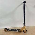 Kids Stunt Scooter Gold Contrast Zone Anodised Gold