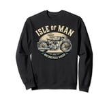 Isle of Man TT Races Vintage Motorcycle Retro Design Sweatshirt