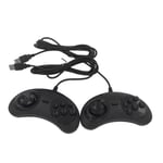 USB Gamepad Game Controller 6 Buttons for USB Gaming Joystick Holder for PC