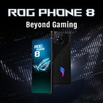 ASUS ROG Phone 8, Noir Fantome, 12Go RAM 256Go Stockage, Snapdragon 8 Gen 3, 6,78’’ AMOLED 165Hz, Caméra Gimbal 50MP, Version EU Officielle