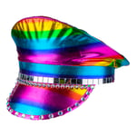 Deluxe Kaptein Hatt Rainbow - One size