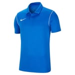 NIKE Mens Dri-fit Park Polo Shirt, Royal Blue/White/(White), M EU