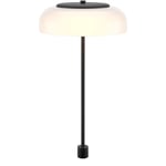 Blossi Table Lamp Integrated 230 mm, Black / Opal