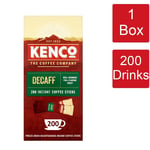 Kenco Decaf Instant Coffee Sticks / Sachets - 200 Servings