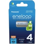 Panasonic Eneloop AAA 800 mAh -uppladdningsbart batteri, 4-pack