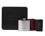 Hugo Boss Men's Gift Set Stylish Hip Flask & 2 Pairs of Socks Event Xmas Gift