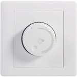 Dimmerbrytare - Praktisk väggmonterad roterande LED-dimmer för ljusstyrkekontroll