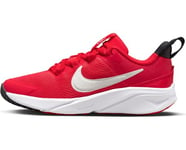 NIKE Star Runner 4 NN (PS) Sneaker, University RED/Summit White-Black-W, 1 UK