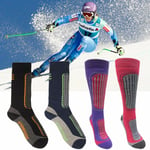 2 / 4 Pk Mens Ladies Long Thick Compression Ski Boot Outdoor Thermal Socks 4-11