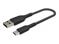 Belkin Boost Charge USB-C Kabel Flätad 15cm 