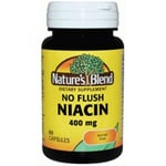 Niacin No Flush 60 Caps 400 mg by Nature's Blend