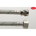 10 st Neoperl anslutningsslang 1/2" & 10 mm klämringskoppling, 200 mm