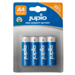 Jupio AA Alkaliska batterier, LR6, 1,5V, ej laddningsbara, blå