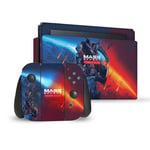 Head Case Designs Officially Licensed EA Bioware Mass Effect Key Art Legendary Graphics Matte Vinyl Sticker Gaming Skin Decal Compatible With Nintendo Switch Console & Dock & Joy-Con Controller Bundle
