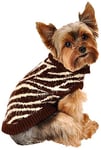 Hip Doggie HD-7fszb-M Feather Soft Zebra Sweater – Pull pour Chien, M